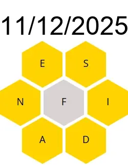 Soluciones Palabreto 11/12/2025