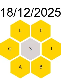 Soluciones Palabreto 18/12/2025