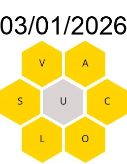 Soluciones Palabreto 03/01/2026