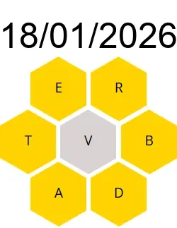 Soluciones Palabreto 18/01/2026