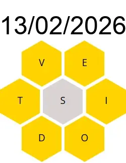 Soluciones Palabreto 13/02/2026