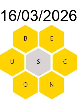 Soluciones Palabreto 16/03/2026