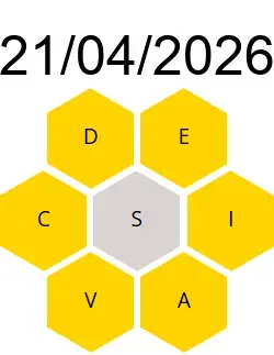 Soluciones Palabreto 21/04/2026