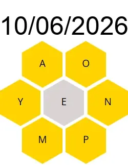 Soluciones Palabreto 10/06/2026