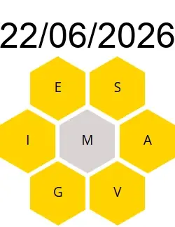 Soluciones Palabreto 22/06/2026