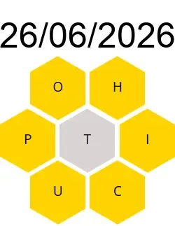 Soluciones Palabreto 26/06/2026