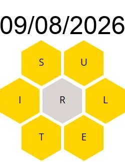 Soluciones Palabreto 09/08/2026