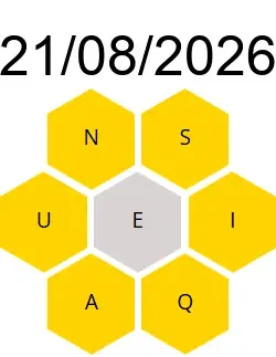 Soluciones Palabreto 21/08/2026