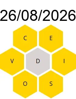 Soluciones Palabreto 26/08/2026
